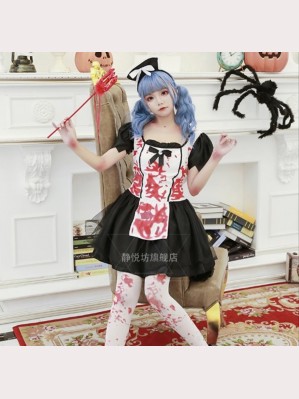 Halloween Zombie Nurse Lolita Dress (JYF03)
